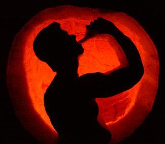 Beer-Drinking-Pumpkin