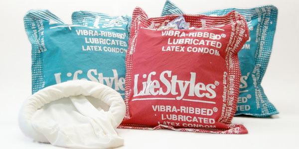 Lifestyles condom pillow