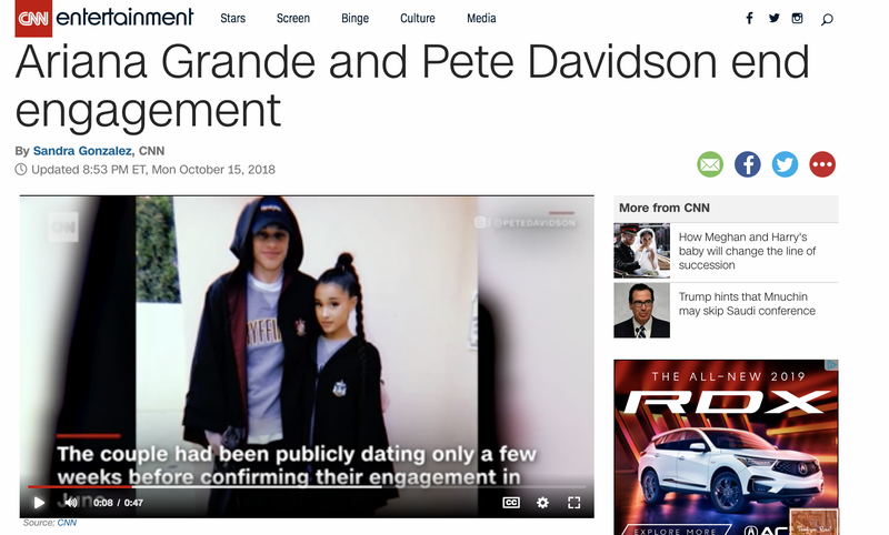 ariana grande pete davidson