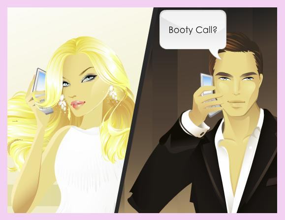 booty call card