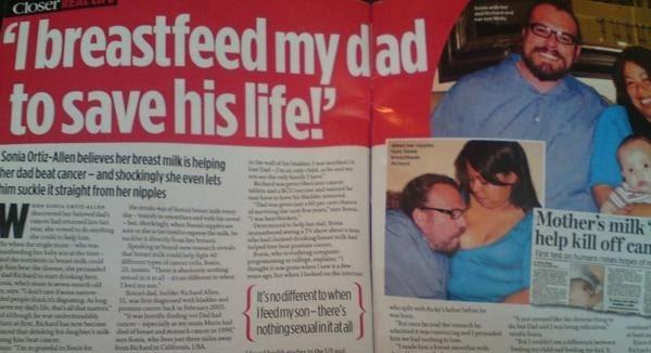 breastfeed dad