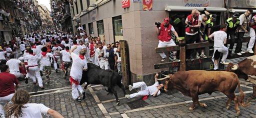 Spain San Fermin Bulls Run