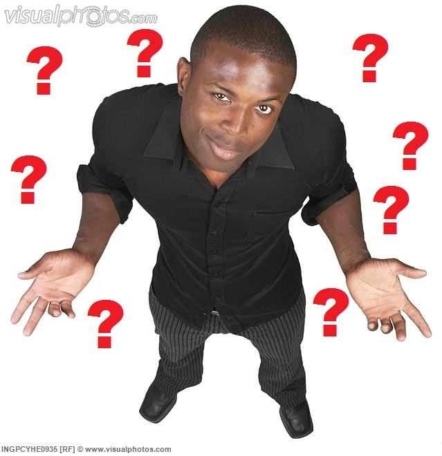 Young African American man making an indecisive expression with his hands