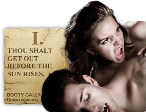 booty call commandment
